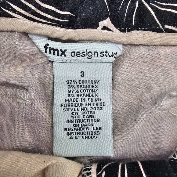 Women's Floral Print Bermuda Shorts | FMX Design Studio | Size 3 - Picture 6 of 12